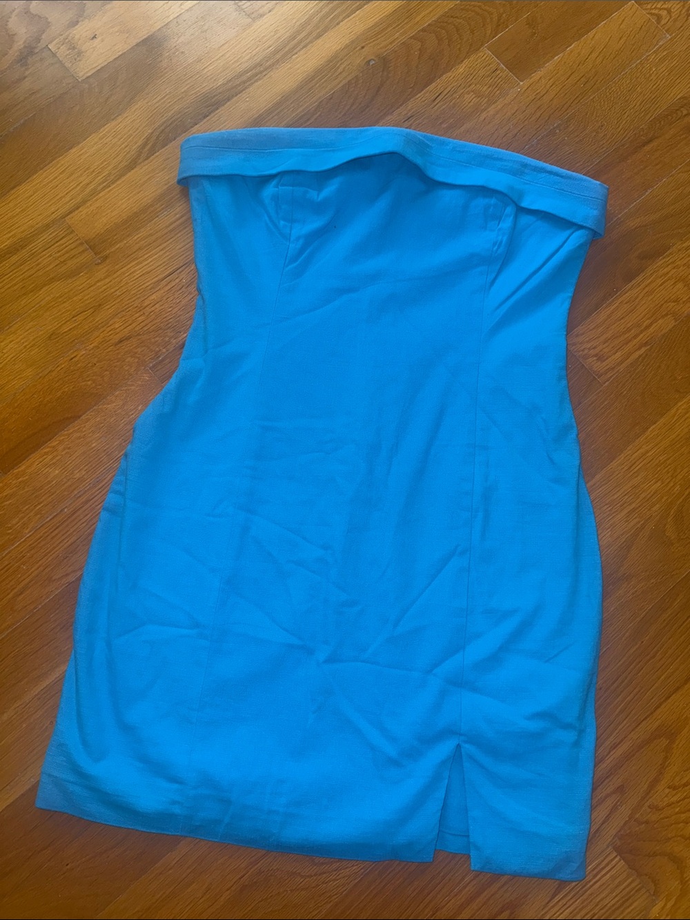 RNWY strapless mini dress